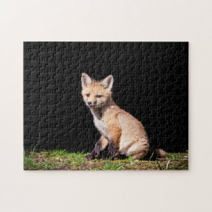 Red Fox Kit in The Hudson Valley Jigsaw Puzzle