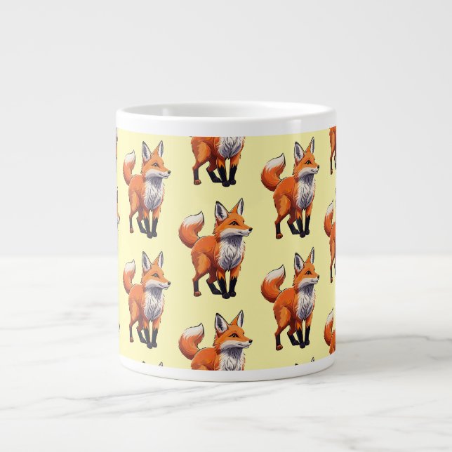 Red fox large coffee mug (Front)