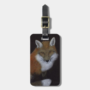 Red Fox Luggage Tag