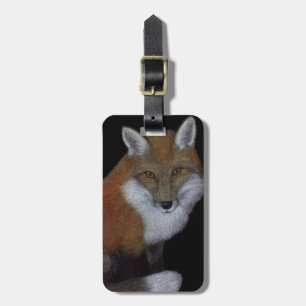 Red Fox Luggage Tag