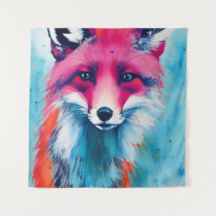 Red Fox Magnet Tapestry