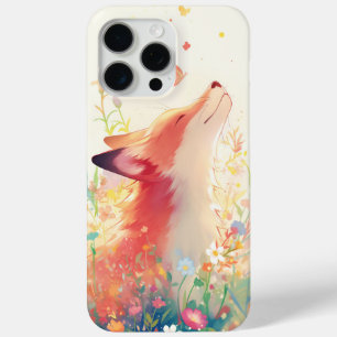 Red Fox Meadow Dreams iPhone 15 Pro Max Case