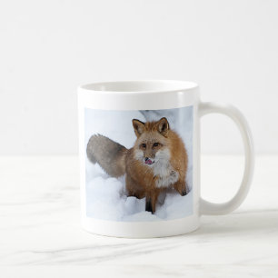Red Fox ni the Snow Coffee Mug