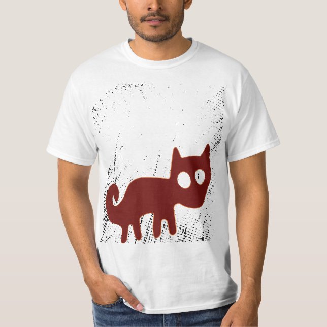 Red Fox or Nazca Lines Fox or Cat T-Shirt (Front)