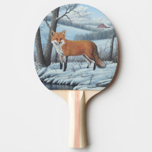 Red Fox Ping Pong Paddle