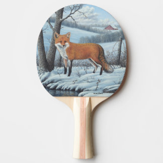 Red Fox Ping Pong Paddle
