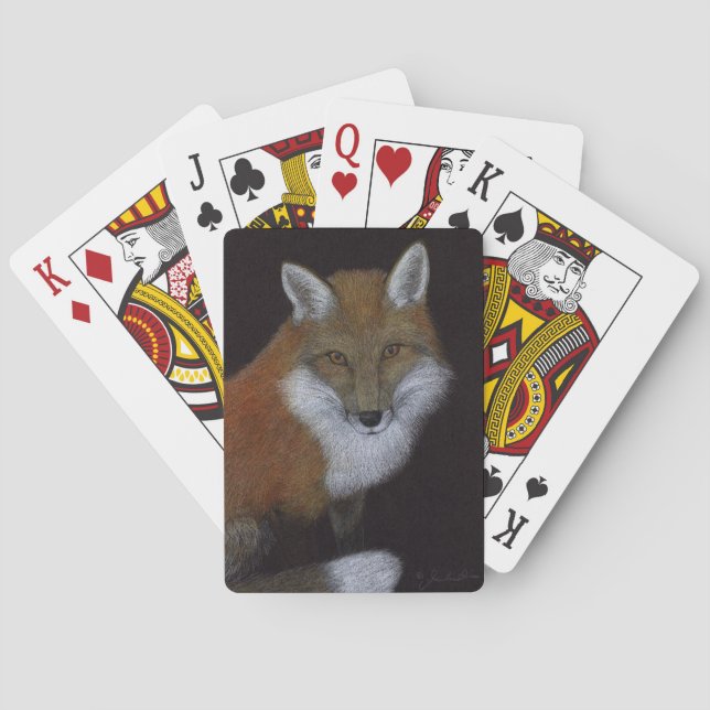 Red Fox Playing Cards (Back)