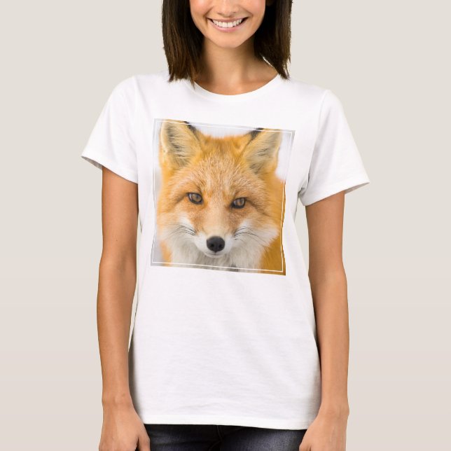 Red Fox Portrait T-Shirt (Front)