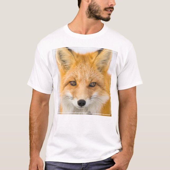 Red Fox Portrait T-Shirt (Front)
