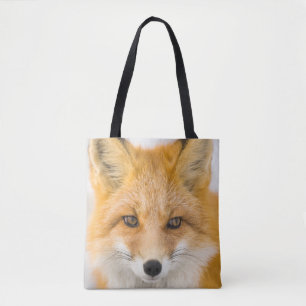 Red Fox Portrait Tote Bag