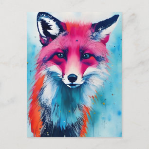 Red Fox Postcard