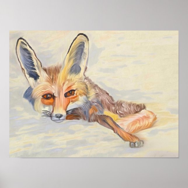 Red Fox 🦊  Poster (Front)