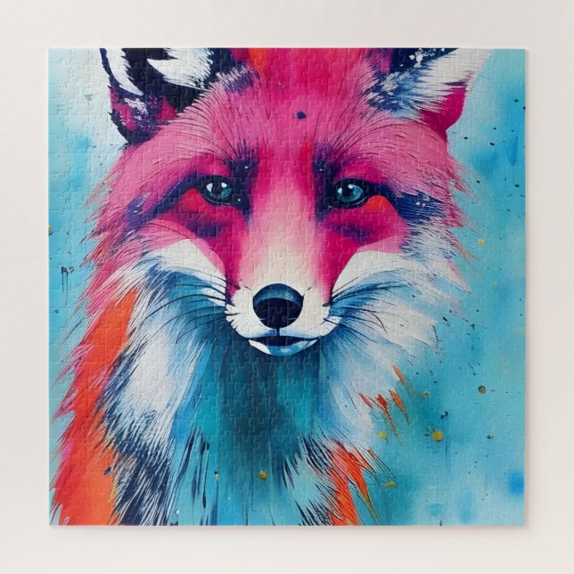 Red Fox Puzzle (Vertical)