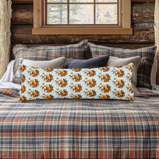 Red Fox Tails Kitsune Kasai Body Cushion (Creator Uploaded)