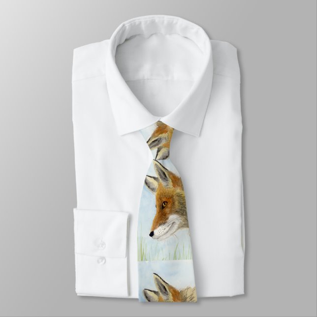 Red Fox Tie (Tied)