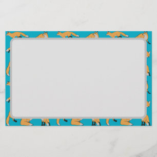 Red Foxes Stationery
