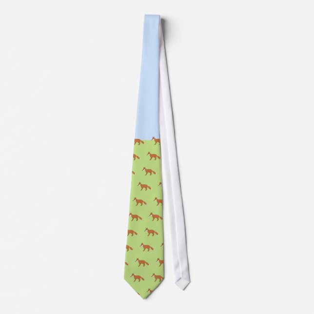 Red Foxes Tie (Front)