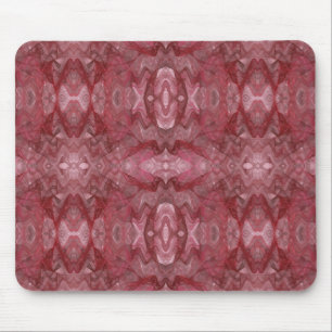 Red Fractal Mousepad