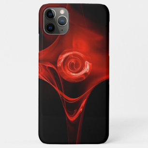 RED FRACTAL ROSE iPhone 11 PRO MAX CASE