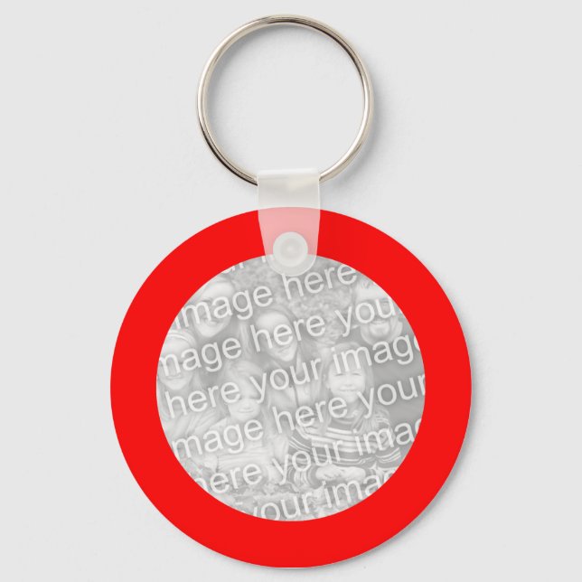 Red Frame Keychain (Front)