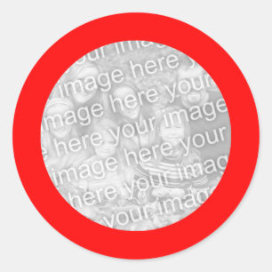 Red Frame Sticker