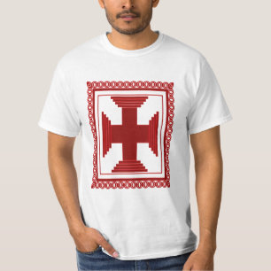 Red Framed Cross T-Shirt