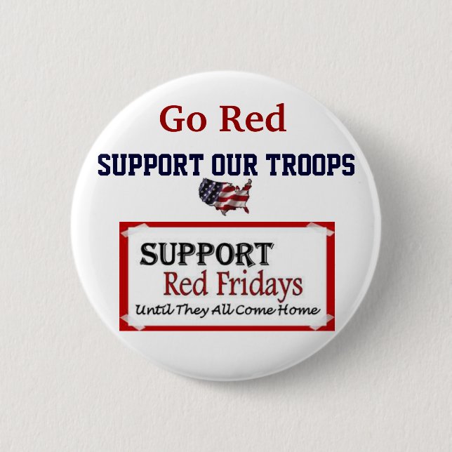 Red Friday Button (Front)