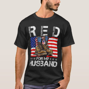 Red friday for my husband flag us remember everyon T-Shirt