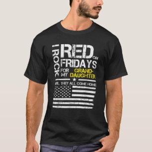 Red Friday Grandpa Grandma Shirt Wear Red For Gran