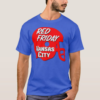 Red Friday Kansas City  Lover Chiefs Fan Red Helme T-Shirt
