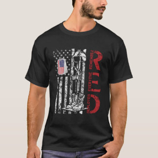 Red Friday Military Deployed Army Soldier Us Flag T-Shirt