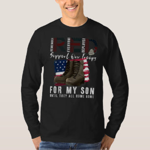 Red Friday Military I Wear Red For My Son Remember T-Shirt
