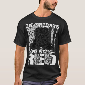 Red Friday Military Remember Everyone Deployed T-Shirt