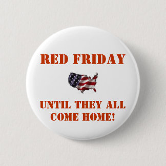Red Friday - Red 6 Cm Round Badge