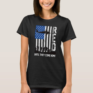 Red Friday Remember Everyone Deployed Distressed U T-Shirt