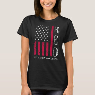 Red Friday Remember Everyone Deployed USA Flag Pat T-Shirt