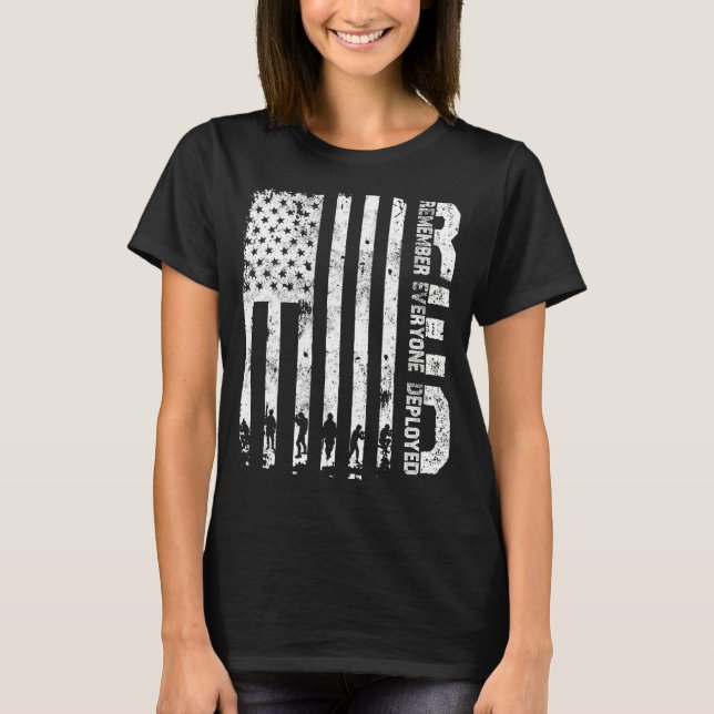 Red Friday  Remember Everyone Deployed We Wear RED T-Shirt (Front)