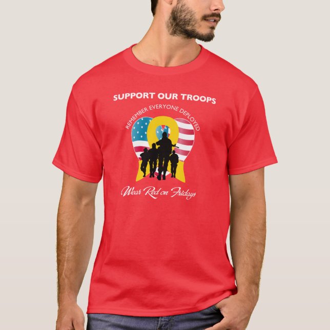 Red Friday Shirt - Remember Everyone Deployed (Front)