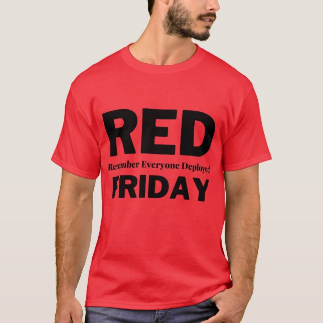 Red Friday T-Shirt (Front)