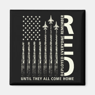RED Friday Until Come Home Military American Flag Magnet