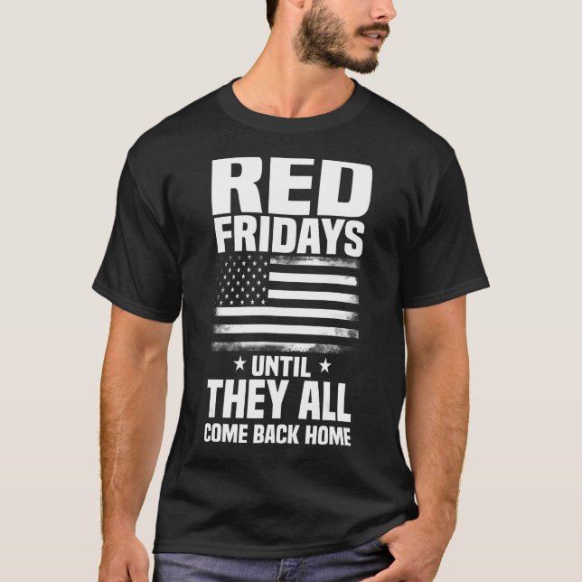 Red Fridays Military Shirt Remember The Deployed P (Front)