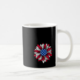 Red fridays sunflower flag usa remember everyone coffee mug