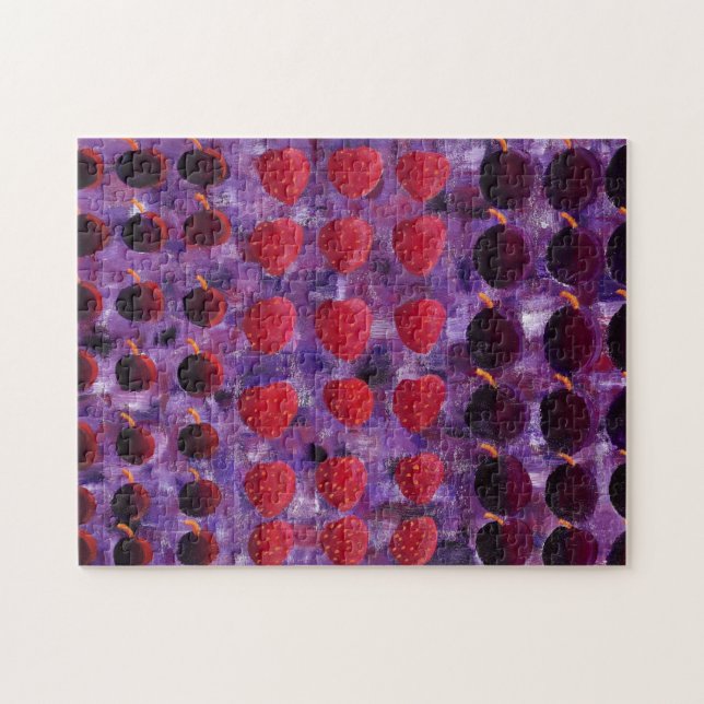 Red Fruit Painting Jigsaw Puzzle (Horizontal)
