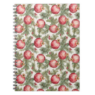 Red Fruit Pomegranate Notebook
