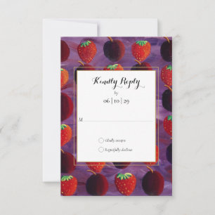 Red Fruits Country RSVP