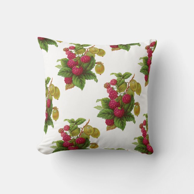 RED FRUITS  / RASPBERRIES CUSHION (Front)