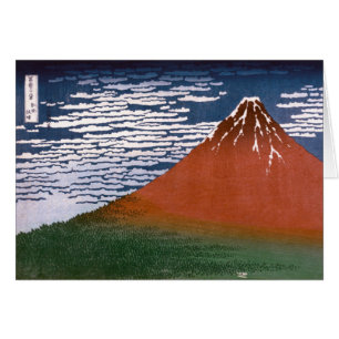 Red Fuji, Aka Fujiyama Volcano Katsushika Hokusai