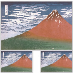 Red Fuji, Aka Fujiyama Volcano Katsushika Hokusai