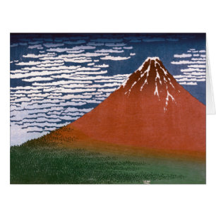 Red Fuji, Aka Fujiyama Volcano Katsushika Hokusai