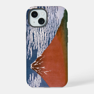 Red Fuji, Aka Fujiyama Volcano Katsushika Hokusai iPhone 15 Case